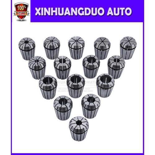 ER25 15Pcs/Lot 2MM-16MM Spring Collet Set Precision For CNC Milling Machine Engraving Lathe Tool