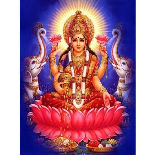 Region Ganesha DIY Cross Stitch 11CT Embroidery Kits Needlework Craft Set Cotton Thread Printed Canvas Home Decoration Sell