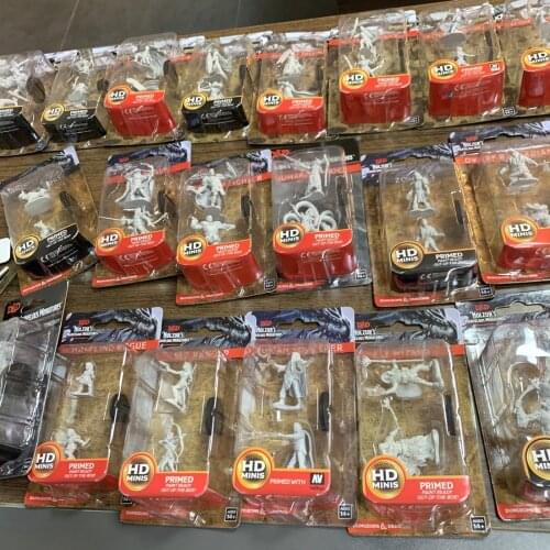 Pack Bugbears Zombies Fighter Wizard Dwarf Barbarian Monster Board Game Miniatures Dungeon Nolzurs Marvelous War Game TRPG