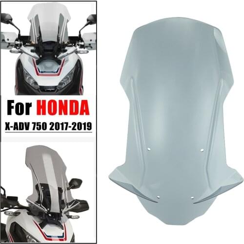 Motorcycle Fairing Windshield Windscreen Wind Shield Deflectors Spoiler Protector For Honda X-ADV750 XADV750 X ADV 750 2017-2019
