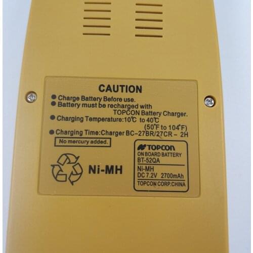 Store Sale TOPCON battery BT-52Q BT52QA Battery For TOPCON Total Stations 3 PIN BT-52QA batteries surveying tool