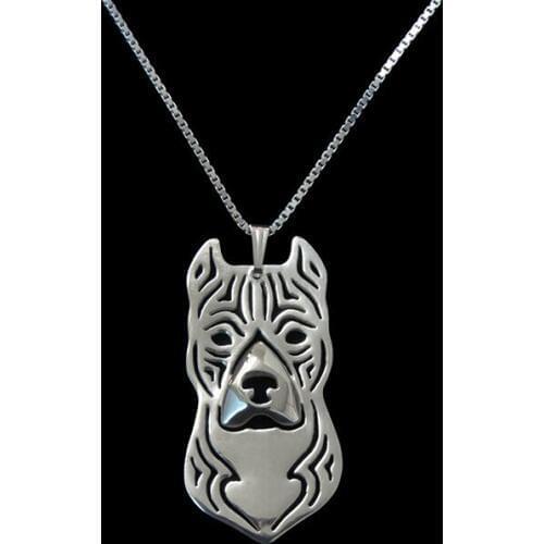 Drop shipping-American Staffordshire Terrier (Up Ears) Necklace