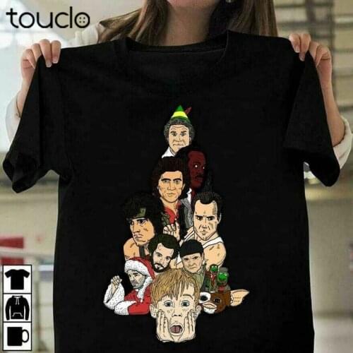 Movie Character Friends Christmas T Shirt Funny Kevin Home Alone Unisex Gift Tee