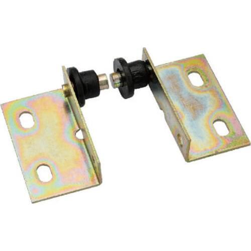 Wardrobe Picture Frame Upper Lower Rotating Shaft Grinding Hinge 270 Degree Shaft Corner Code of Cabinet Door Hidden Hinge 6pair