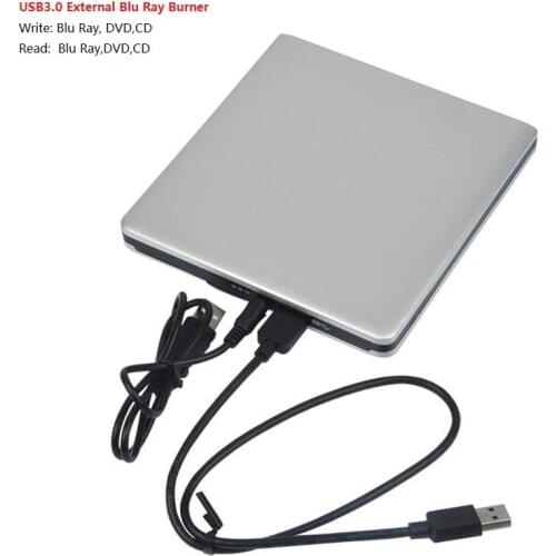 USB3.0 Blu-ray Burner Drive External DVD 3D Bluray Burner HL BT30N BD-ROM DVD-RW Burner Writer For Macbook Laptop PC