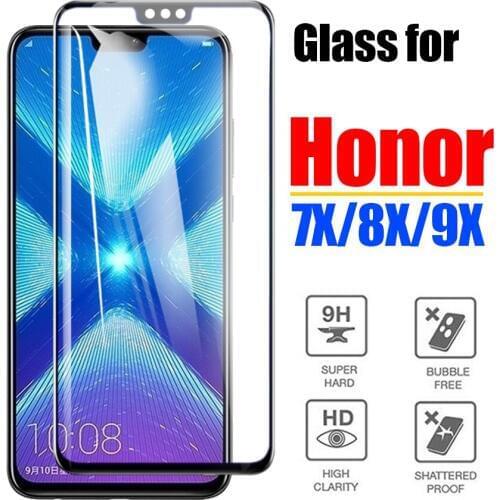 Protective glass for huawei honor 8x film tempered glas huawey huaweii huavei hauwei x 7x 9x screen protector tremp huaway 7 8 9