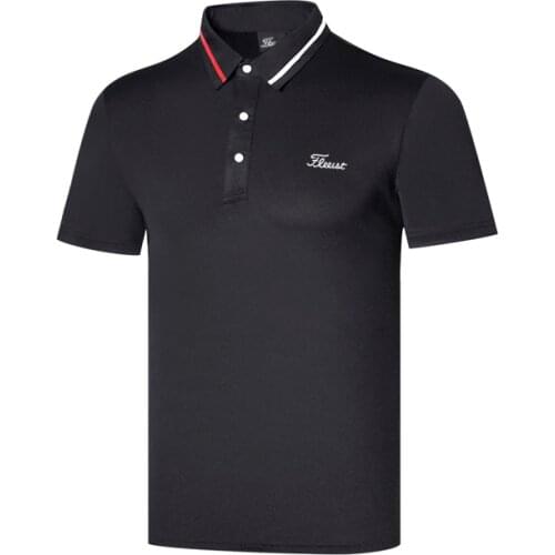 2021 Golf Wear Mens Summer Short-sleeved Outdoor Sports Quick-drying Breathable POLO Shirt T-Shirt