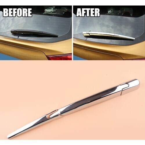 3pcs ABS Car Rear Window Wiper Blade Cover Trim Fit For Nissan Qashqai J11 Rogue X-Trail T32 2014 2015 2016 2017 2018 2019