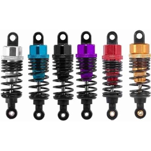 4pcs 63mm Metal shock absorber Alloy RC 1/10 Adjustable Shocks for Tamiya Chassis TT-02 TT-02D M-05 M-06 other R/C cars