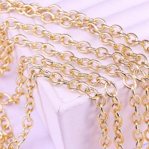 5Meters Fashion Classic Hight Quality Jewelry Open Link Chain Necklace Findings For DIY Jewelry Making