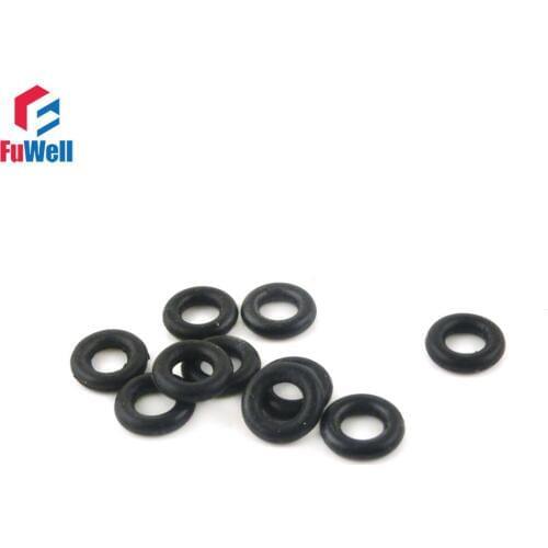 500pcs 2.4mm Thickness NBR O Ring Seals Gasket 7/8/9/10/11/12/13/14/15/16mm OD Black Nitrile Rubber O Rings Seals Grommets