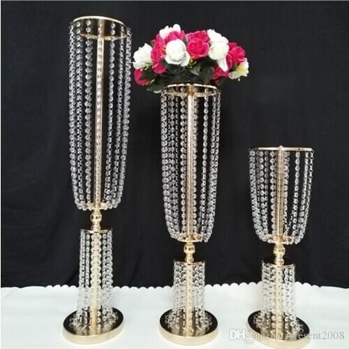 6pcs 80cm tall acrylic crystal wedding road lead wedding centerpiece event wedding decoration/ event party decoration for table