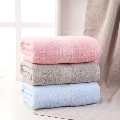 Aprince Not Faded Lint Hotel Bath Towel Cotton Personality Absorbent Large Couple Wrapping Towel Solid Soft Adult Bath Towel