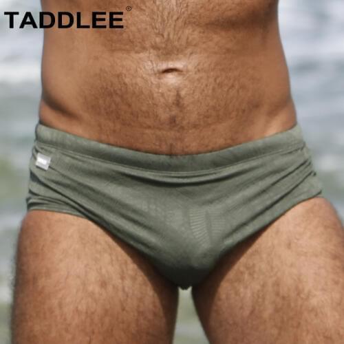 Taddlee Brand Sexy Swimwear Men Swimming Briefs Bikini Gay Penis Man Swimsuits Quick Drying Bathing Suits Boardshorts Surf Boxer