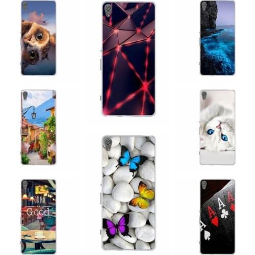 For Sony Xperia XA F3111 F3112 Case Silicone Cover For Sony Xperia XA X A Coque Colorful Fundas Pattern For Sony XA Phone Case