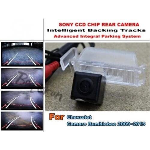 For Chevrolet Camaro Bumblebee 2009~2015 Intelligent Car Parking Camera / with Tracks Module Rear Camera CCD Night Vision Smart