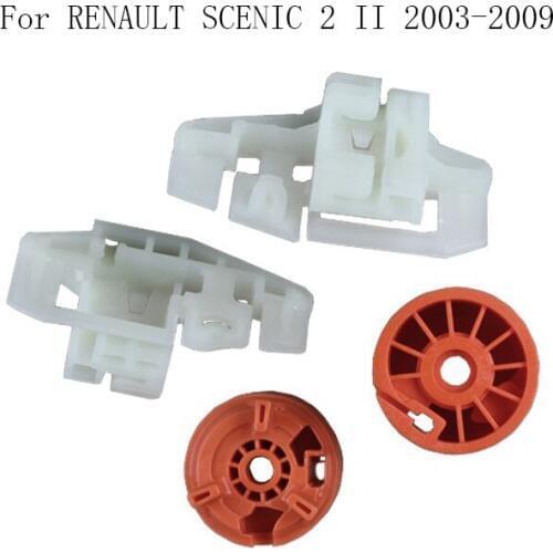 RENAULT SCENIC 2 II 2003-2009 Power Electric Car Window Regulator Window Lifter Repair Plastic Clips Parts Front Right