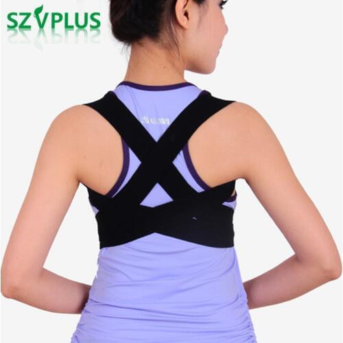 Back Brace Elastic Shoulder Posture Corrector Orthosis Support Kyphosis Slouch Habitual Hunchback Belt Brace for both Men Women