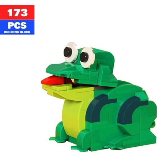 Moc Creative Expert Mechanical Frog Animal Modular Building Blocks Model Ideas Building Blocks Children Toys Birthday Gift