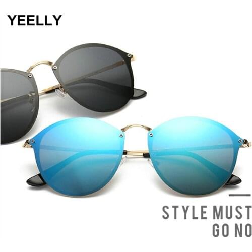 New Personality Invisible Frame Polarized Sunglasses Classic Men and Women Fashion Colorful Glasses Wholesale Frog Mirror RB3574