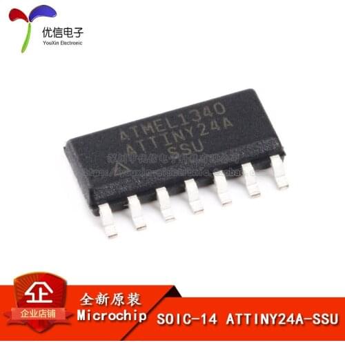 Original genuine chip ATTINY24A-SSU chip 8 bit microcontroller AVR SOP-14