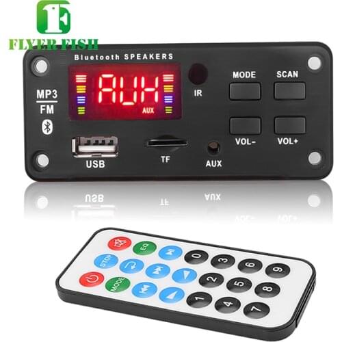 Spectrum MP3 Decoder Board Color Screen Bluetooth V5.0 Car MP3 Player USB TF Module FM AUX Radio For Speaker