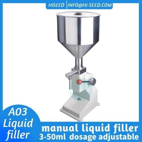 Manual Small Filling Machine Paste Liquid Quantitative Packaging Honey Toothpaste Laundry Liquid Lubricant Gel Perfume