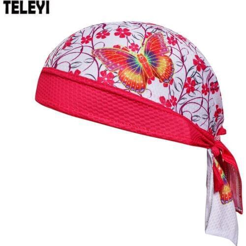 TELEYI Ciclismo Bike Cycling Cap Womens Cycling Headbands Quick-dry Pirate Scarf Headscarf Headband Hood Girls Bicycle Hat