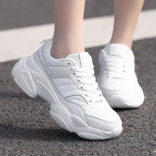 2020 Women Running Shoes Thick Bottom Women Platform Sneakers Trainers Outdoor Walking Shoes Zapatos De Mujer Chaussure Femme