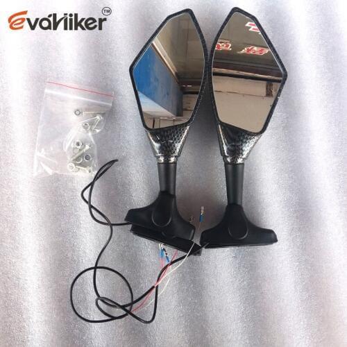 ZX 7R Motorcycle Rearview Mirror with turning light For Kawasaki ZX7R 1996 1997 1998 1999 2001 2002 2003