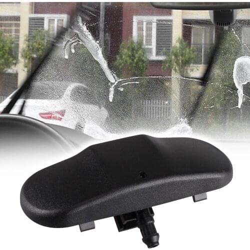 1 Pair Black Car Windshield Washer Nozzle Jet with heating Water Spray Jet Nozzle For Audi TT A1 A3 A4L A5 A6L A7