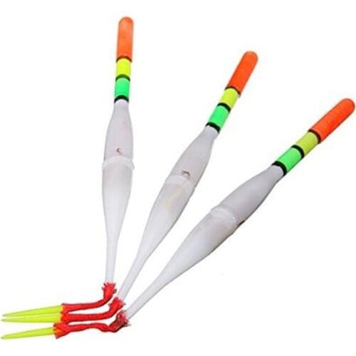 3pcs Luminous Fishing Lures Fishing Bobber Fishing Accessories Tool Tail Color Random