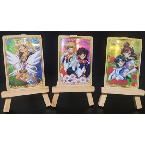 5pcs/set Sailor Moon Flowers Toys Hobbies Hobby Collectibles Game Collection Anime Cards