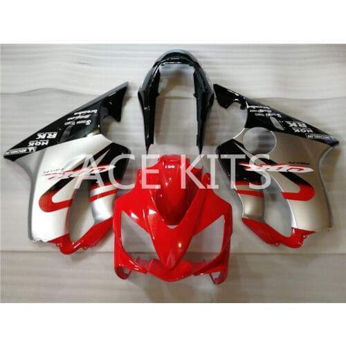 ACE KITS New ABS Injection Fairings Kit Fit For HONDA CBR600F4i 2004 2005 2007 CBR600F4i 04 05 07 Red qq21