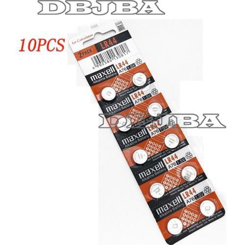 10X LR44 A76 AG13 0%Hg SR1154 357 LR 44 1.5V Cell battery batteries For calculator 0