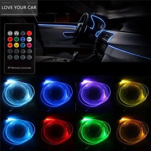 Car modified LED atmosphere lights, atmosphere lights, colorful car interior lights, central control lights