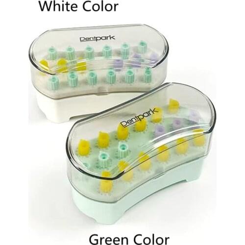Dental Endo Root Canal Files Counter Safety Memory Disc Case Color Code Green/White 135