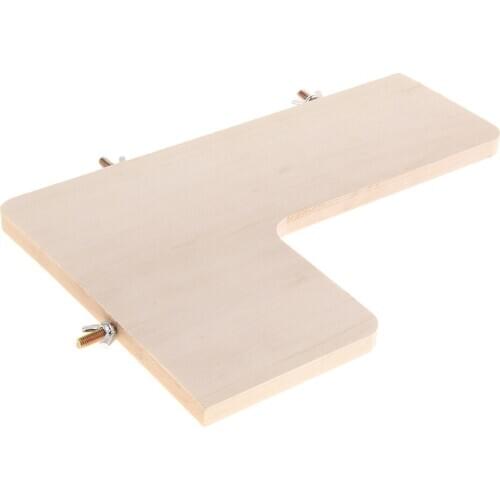 Wooden Pet Hamsters Cage Accessories Chinchillas Squirrels Springboard Platform