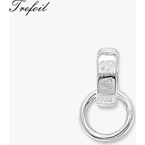 Classic Charms Pendant Carriers, Fashion Jewelry 925 Sterling Silver Trendy Gift For Women Girl Lovers 2018 New Joyeria