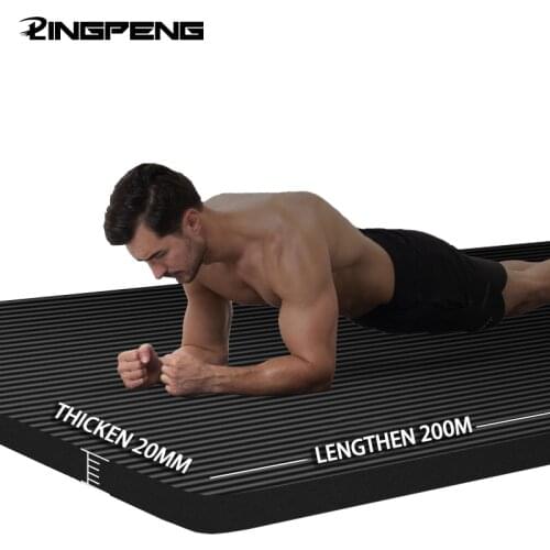 20MM Thick Non-slip Fitness Mat High-density Sports Yoga Mat Gym Home Fitness Exercise Gymnastics