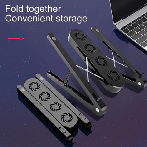 Multifunction Convenient Adjustable Folding Radiator Mute Cooler Cooling Fan for Laptop PC Computer