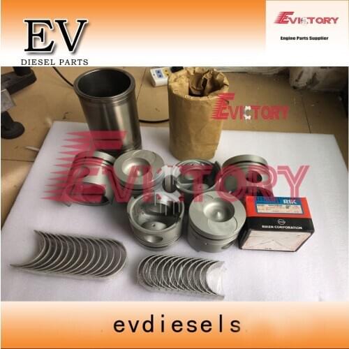 Engine rebuild kit for UD truck FD6 FD6T piston+ piston ring set+cylinder liner+full cylinder head gasket kit+bearing kit