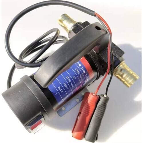 Pumping fast diesel electric oil pump 12v24v pure copper portable portable self-priming durable high-power oil pump accessories