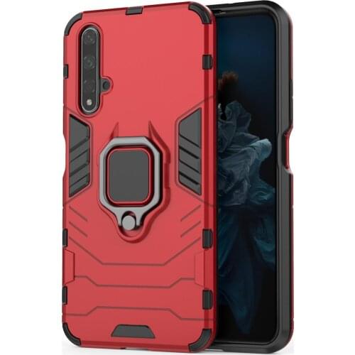 Sturdy Phone Case Black For iPhone 12 11 Pro Pro Max 12 Mini XR XS XS Max X 8 7 6 6S Plus SE 2020 Ring Stand Phone Back Cover