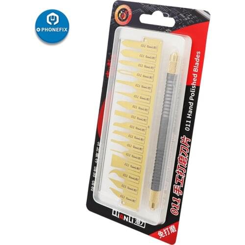 QIANLI 011 Degumming Tin Removal knife Multifunction For Iphone Remove CPU Tapping Pry Chip Solder Paste Cleaning Scraping knife