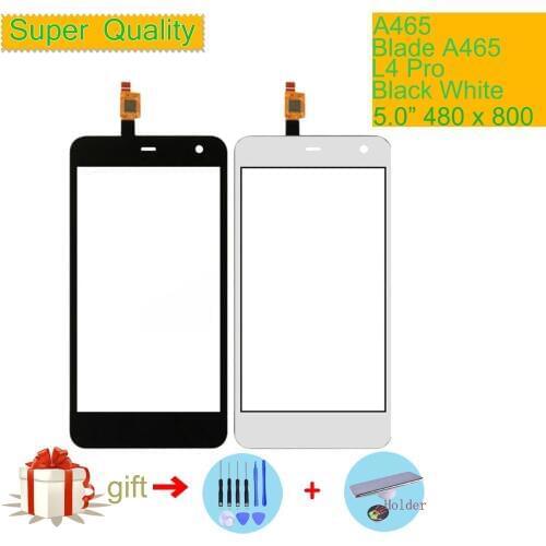 Touch Screen Digitizer For ZTE Blade A465 L4 Pro Touch Panel Touchscreen Lens Front Glass Sensor NO LCD A 465 Replacement