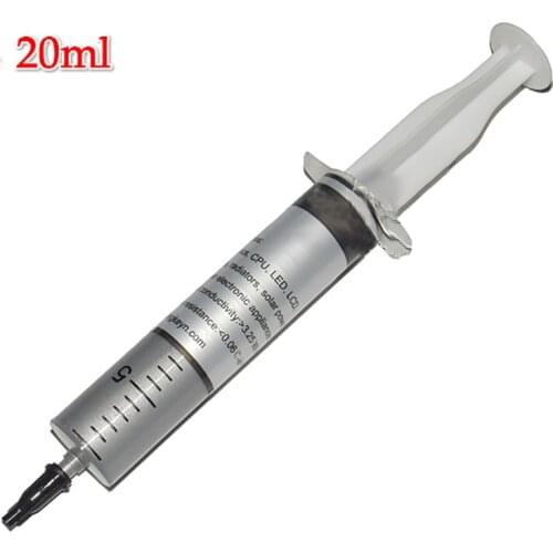 Silver Heat Sink Silicone Compound Thermal Conductive Needle Grease Paste for CPU GPU LED Cooling Compound Glue Thermal Pastes