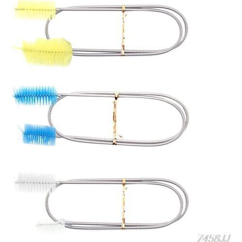 Tube Cleaning Brush One/Double Ended Aquarium Filter Pump Pipe Hose Flexible New G03 Drop ship