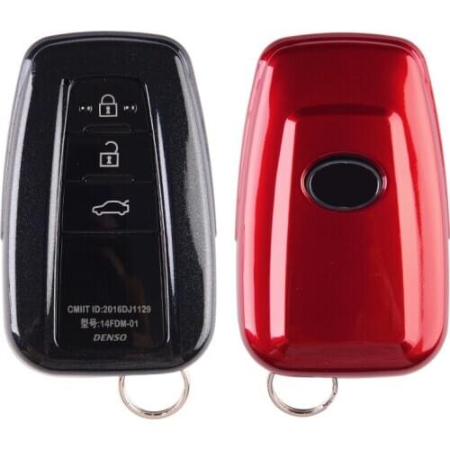 High quality ABS Car Key Cover For Toyota Camry Prado 2017 2018 CHR Prius Corolla RAV4 Remote Key Shell Case Styling Accessories