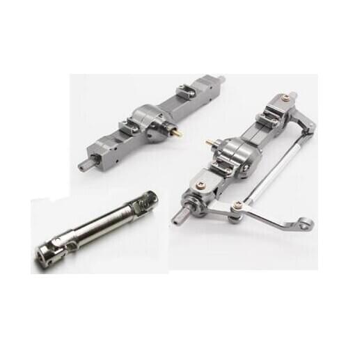 WPL B-14 B24 C14 1:16 Mini Off-Road RC Military Truck 4WD RC Crawler Car Upgrade metal drive shaft / front axle / rear axle